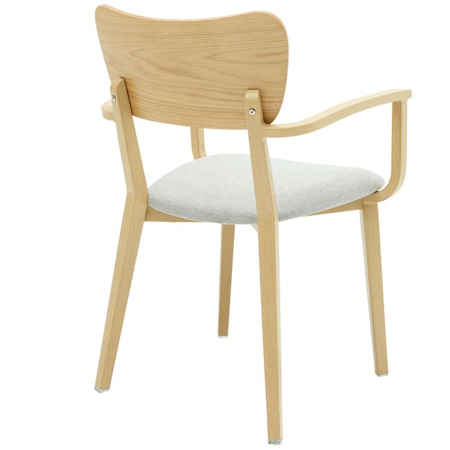 Raquel Dining Arm Chair WB - Image 4