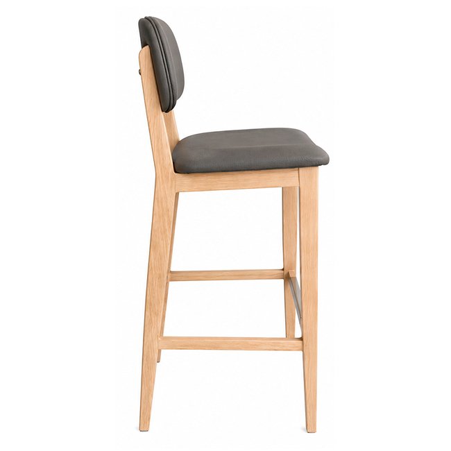 Bellucci Bar Stool Natural Oak - Image 3